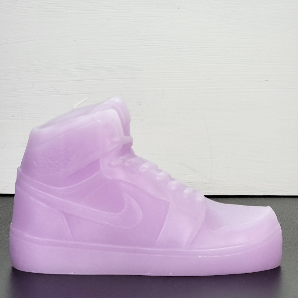 Candle - Custom Jordan 1 Retro High Purple Sneaker Candle Lavender Scented
